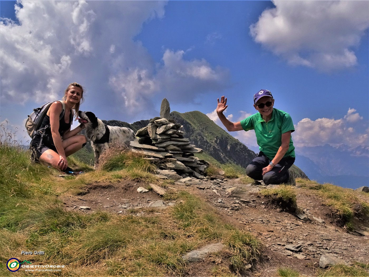 07 In vetta a Cima di Lemma (2348 m) con vista in Pizzo Scala (2427 m).JPG